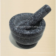 Stone Mortar and Pestle 13X10cm